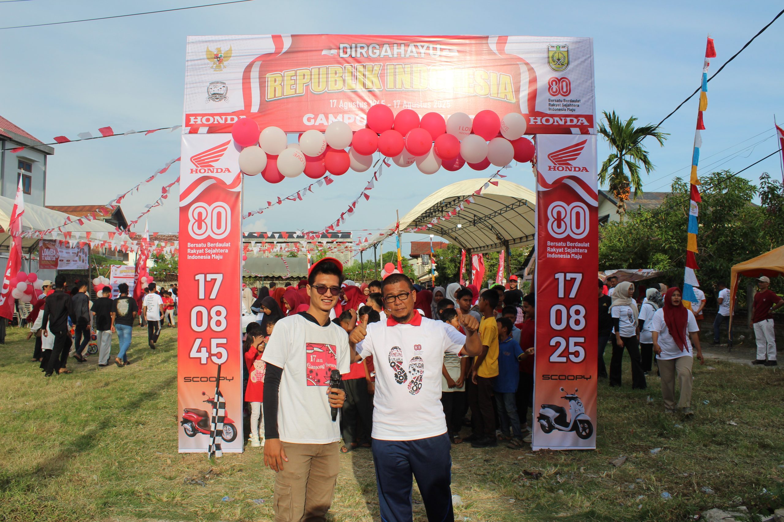 Semarak Merah Putih! Gampong Pineung Gelar Aneka Lomba Sambut HUT RI ke-80