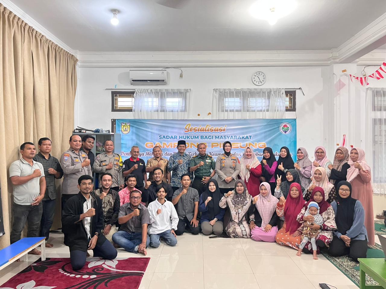 Meningkatkan Kesadaran Hukum, Pemerintah Gampong Pineung Gelar Sosialisasi